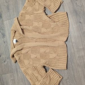 Universal Thread slightly cropped knit cardigan sweater